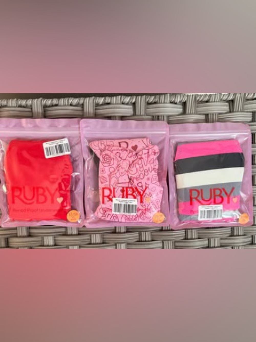 NWT Girls YL Ruby Hipster Girl Power Underwear